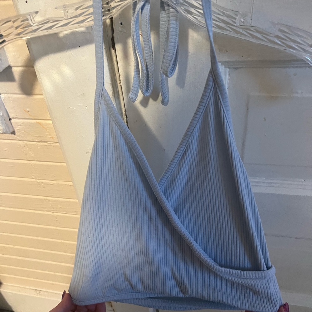 Garage halter tank top